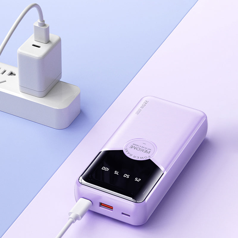 WEKOME WP-59 Pop Digital Series Gen3 10000mAh 22.5W Cabled Super Fast Charging Power Bank WEKOME WP-59 Pop Digital Series Gen3 10000mAh 22.5W Cabled Super Fast Charging Power Bank